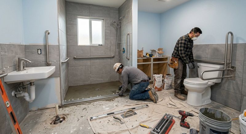 Accessible Bathroom Renovation in Alpharetta, GA