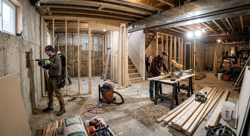 Basement Modification in Alpharetta, GA