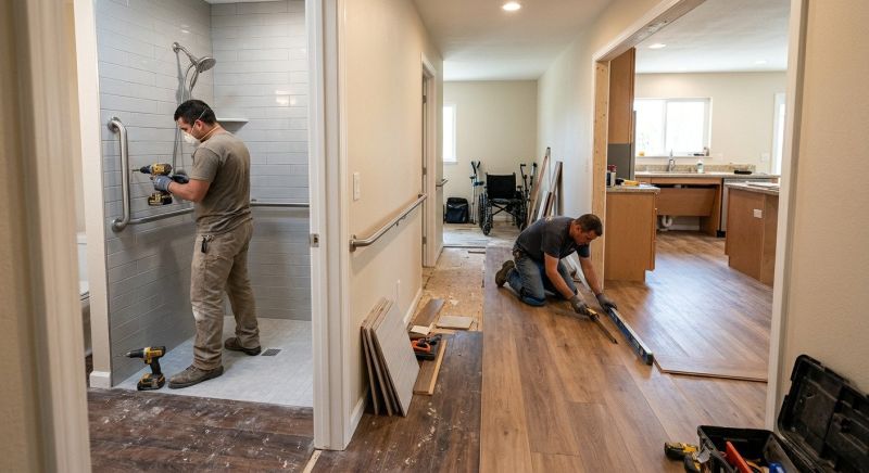 Handicap Bathroom Installation in Alpharetta, GA