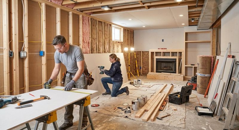 Rec Room Renovation in Conroe, TX