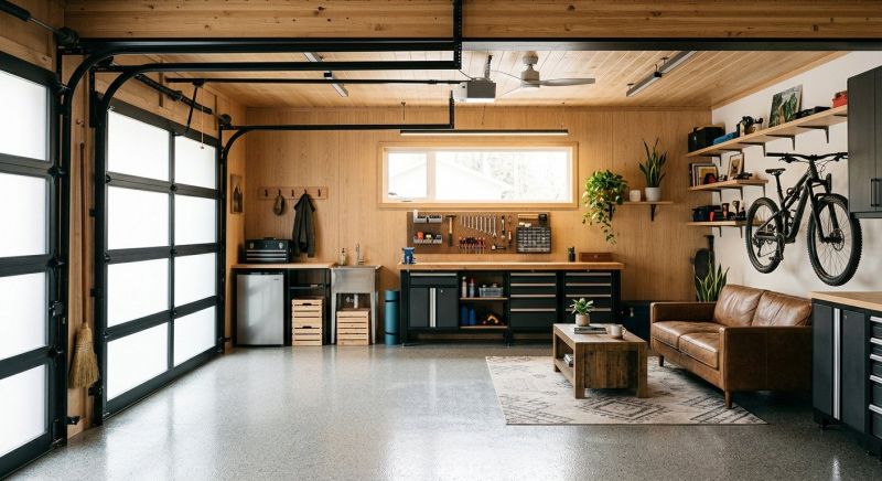 Attached Garage Renovation in Conroe, TX