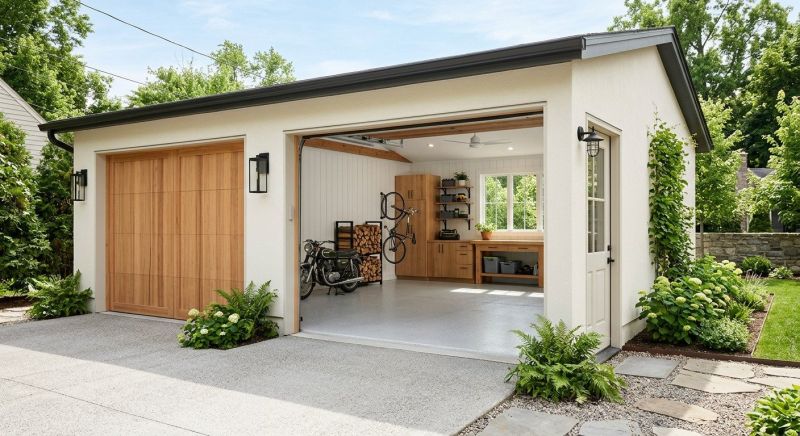 Attached Garage Renovation in Alpharetta, GA