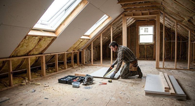 Attic Apartment Construction in Alpharetta, GA