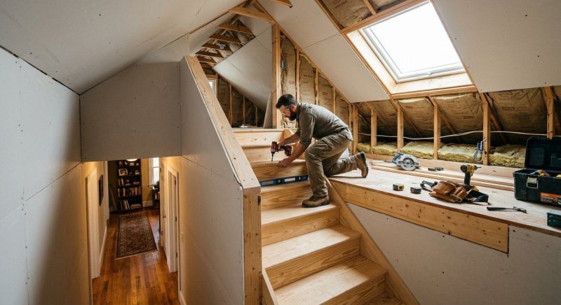 Attic Room Installation in Conroe, TX