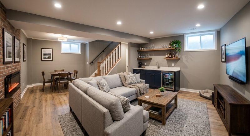 Basement Modification in Alpharetta, GA