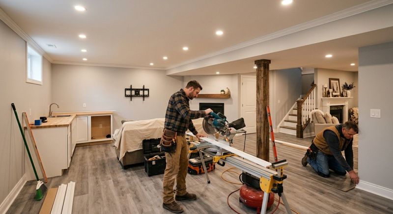 Basement Remodeling in Alpharetta, GA