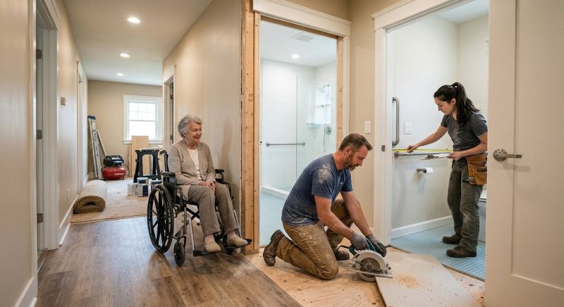 Elderly Bathroom Renovation in Alpharetta, GA
