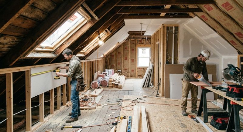 Garage Attic Remodeling in Alpharetta, GA