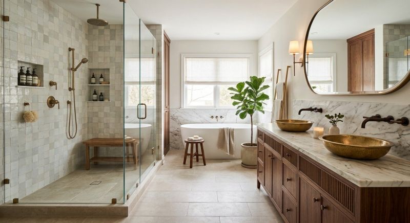 Luxury Bathroom Installation in Portland, ME