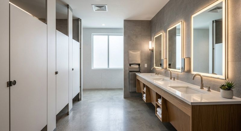 Office Bathroom Renovation in Denver County, CO