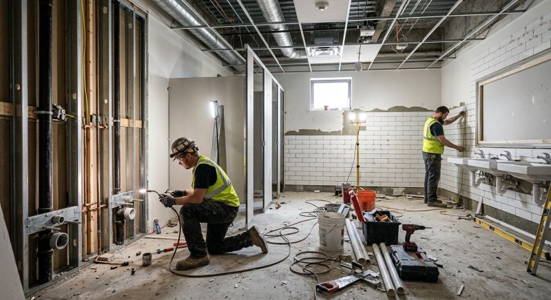Office Restroom Renovation in Charleston, SC