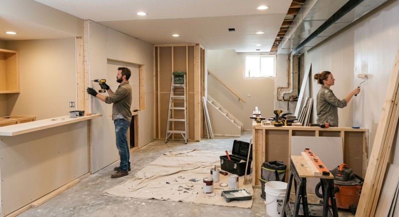 Rec Room Renovation in Littleton, CO