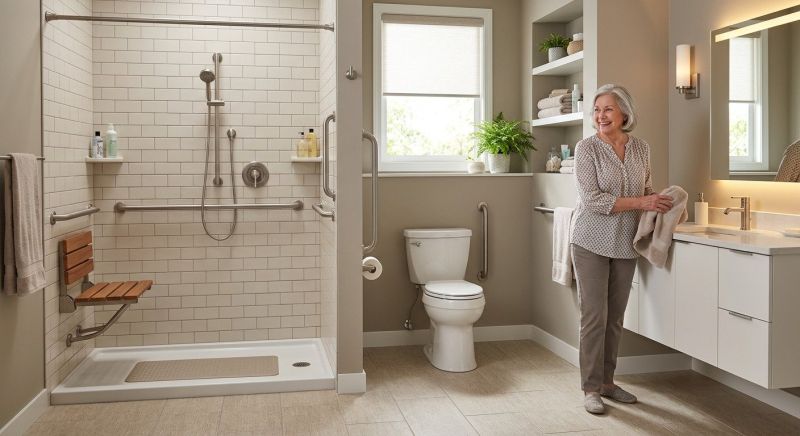 Senior Bathroom Renovation in Alpharetta, GA